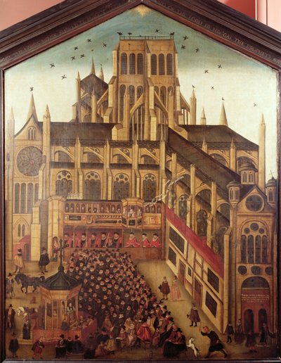 Sermon du Dr. J. King à la cathédrale Saint-Paul en 1616, 1624 - English School